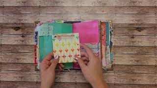 Boho Leather Junk Journal Flip-through!