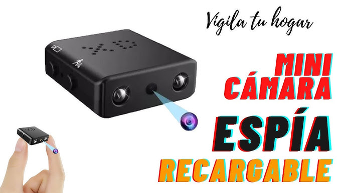 Mini Cámara Espía Spynic 1080p Oculta Camuflada Micrófono Spy HD