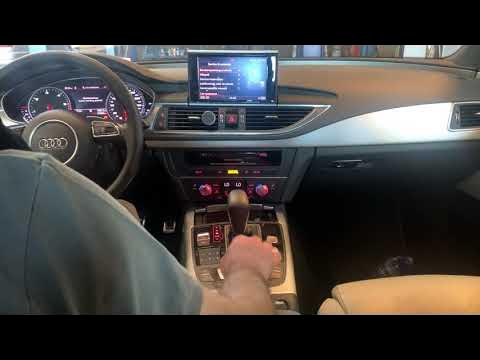 Audi A7 oil level check - YouTube