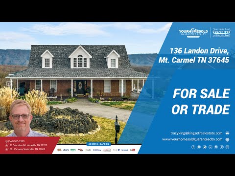 136 Landon Drive, Mt Carmel, TN home video tour