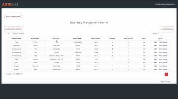 Parts Inventory Management Software | AUTOsist Tutorial