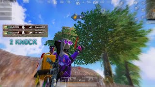 Random Grenade 2 Knock | 2 Fingers + Gyroscope | Battlegrounds mobile India 🇮🇳 | Bgmi Montage |#bgmi