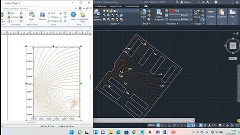 How to Design Topographic/Contour Maps from Surfer to AutoCAD