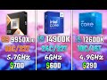 RYZEN 9 9950X3D vs INTEL i9-14900K vs INTEL i5-12600K | Test in 6 Games