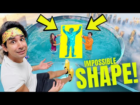 SLIDE Through IMPOSSIBLE Shapes! *CHALLENGE* | Rimorav Vlogs