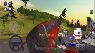 Bus Simulator Ultimate🚍LIONS COACH BUS - CITY ACCIDENT!! - Wheels On The Bus Games (3D) screenshot 4