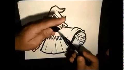 How To Draw A WIZARD  (Orco Character)