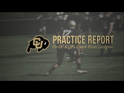 PRACTICE REPORT: Co-OC & QB's Coach Brian Lindgren (10/23/17)