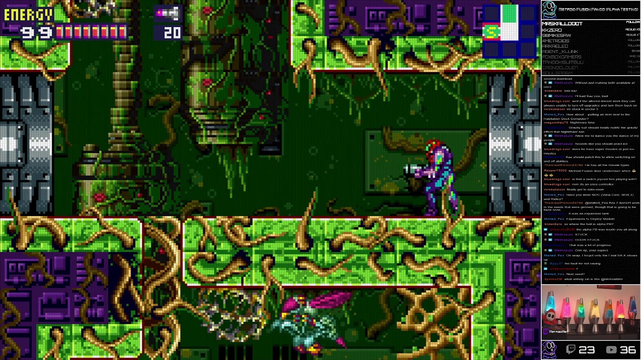 Metroid Fusion Randomizer (Alpha Testing) - Very early alpha of a Metroid Fusion randomizer.