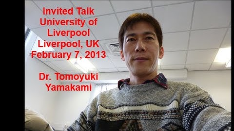 Quantum Cryptography - Public Seminar Talk 2013 (English) - Liverpool, UK