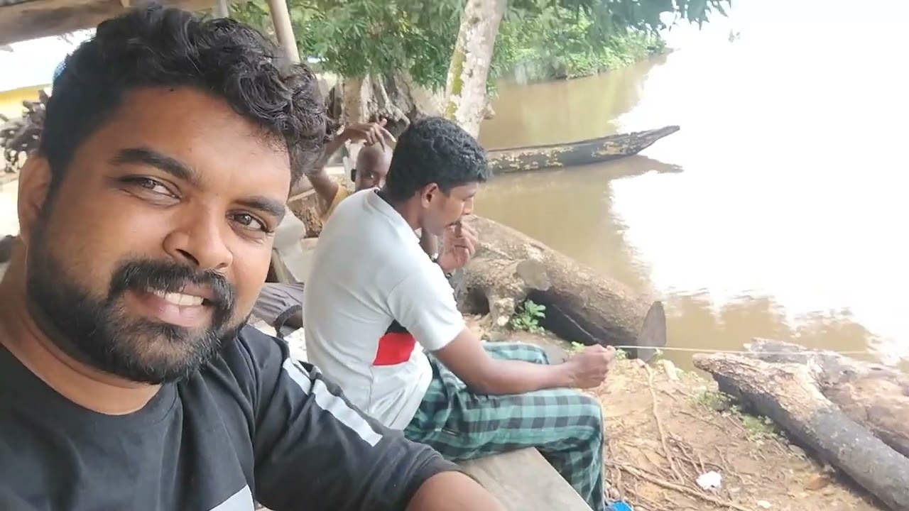 fishing in the moa river (Africa)