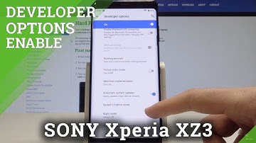 How to Enable Developer Options in SONY Xperia XZ3 - Allow USB Debugging