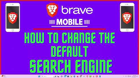 How To Change The Default Search Engine On The Brave Browser  | iPhone / iPad | *2024