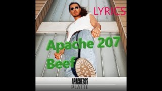 Lyrics zu &quot;Apache 207 - Beef&quot;