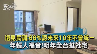 【TVBS新聞精華】20201201 十點不一樣 遠見民調:66%認未來10年不會統一 年輕人福音!明年全台推社宅