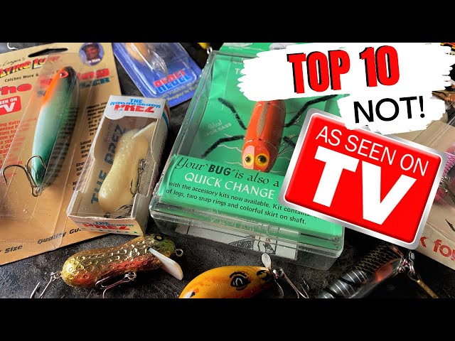 Top 10 AS SEEN ON TV gimmick fishing lures you HAVE NOT seen on