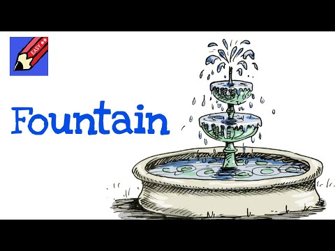 Video: Come Disegnare Una Fontana