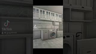 Bloxburg laundry room #welcometobloxburg #interiordesign