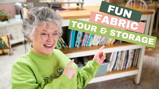 FUN FABRIC TOUR AND COMIC BOOK BOARD UPDATE | Do I still like storing my yardage wrapped on boards?