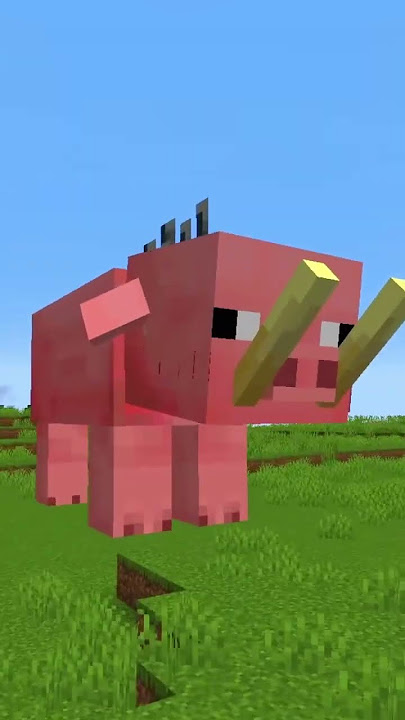 cerdos zombies en Minecraft #minecraft