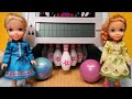 Bowling Elsa Anna Toddlers American Girl Doll Barbie Doll Fun Game Bowling Elsa Anna Toddlers American Girl Doll Barbie Doll Fun Game