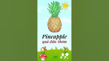 Bé học học nói tên trái cây bằng Tiếng Anh | fruit names in English