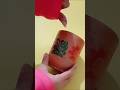 colorfull water glass idea#diy #colorful #glass #youtubeshorts #art