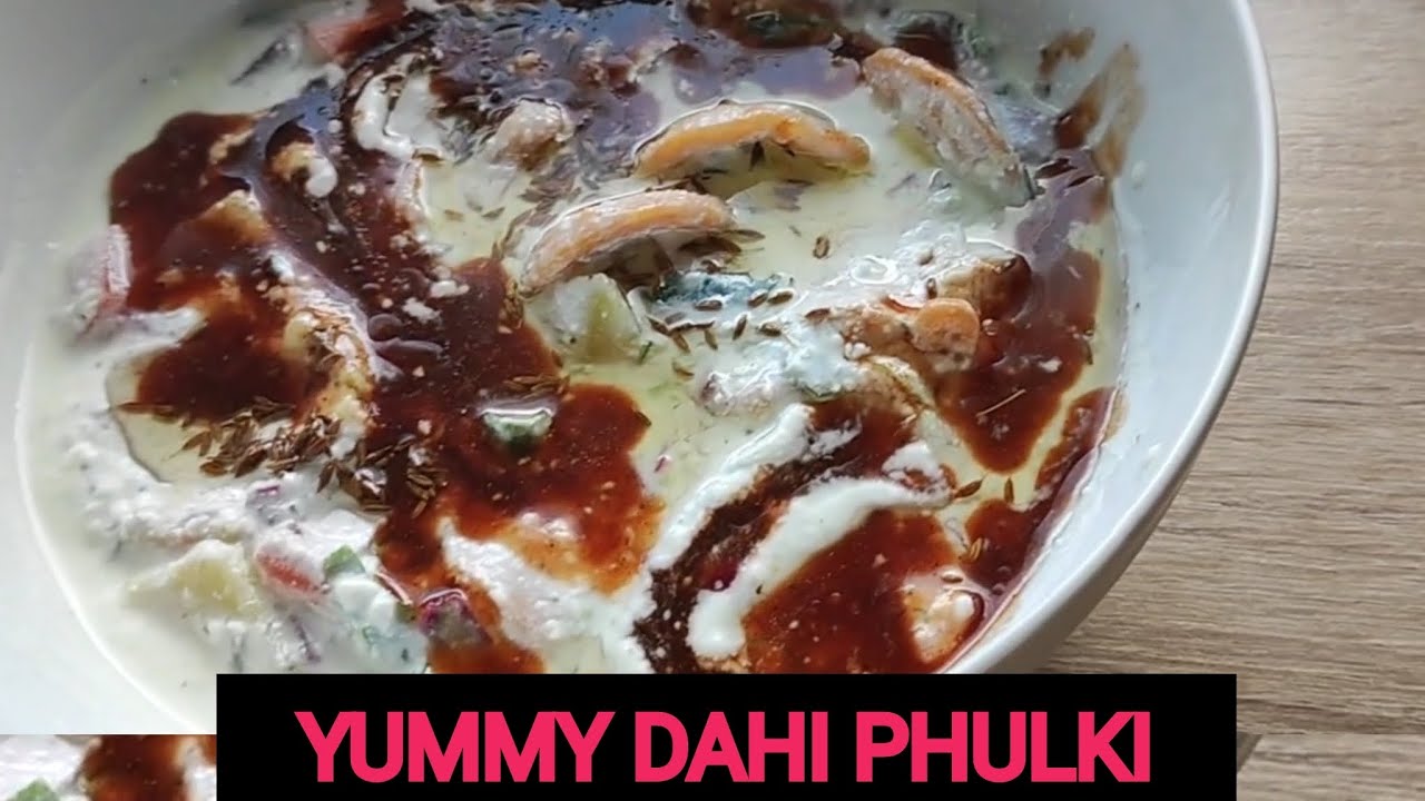 Yummy Dahi Phulki Recipe | Fritters and Yogurt Recipe | English