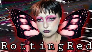 Makeup Tutorial 54 - 💕 Pink Trad Goth Look 💕 - RottingRed
