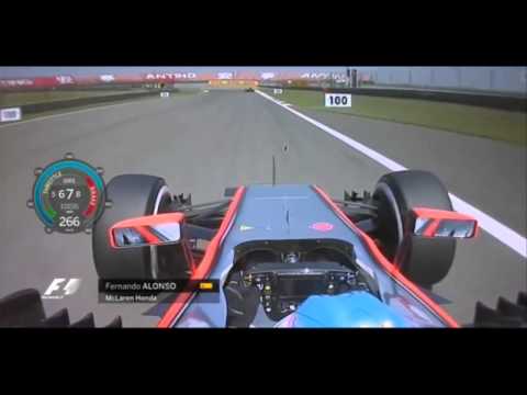 F1 2015 Chinese GP Alonso Onboard Lap