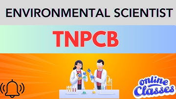 TNPCB Environmental Scientist NOTIFICATION