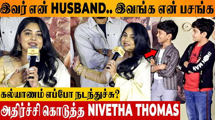 Nivetha Thomas Introduces Her Husband & Kids On Stage 😱 - Marriage | 35 Chinna Katha Kaadu Teaser