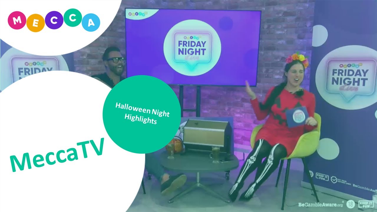 MeccaTV Friday Night Highlights | Halloween Special | Mecca Bingo