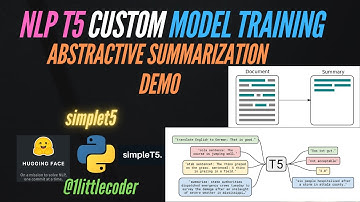 Easy Custom NLP T5 Model Training Tutorial - Abstractive Summarization Demo with SimpleT5