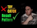 Una alternativa para los try catch  result pattern