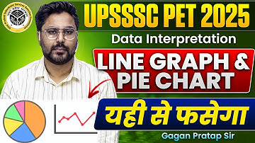 UPSSSC PET 2025 | Data Interpretation | Line Graph & Pie Chart  🔥 Gagan Pratap Sir #upsssc 