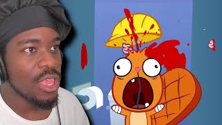 Happy Tree Friends Too Much Scream Time Reaction