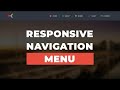 #Responsive_Menu_Navigation Using HTML CSS  JQuery