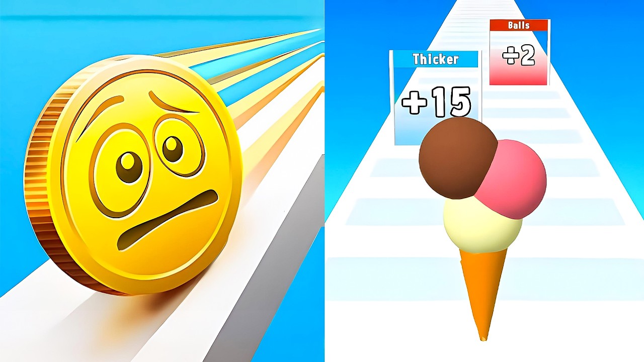 NEW Update 2026 🔥Ice Cream Rush vs Coin Rush - MAX Level Challenge