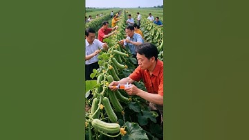 What are they injecting into loofah?#fruit #farming#farm #nature #shorts