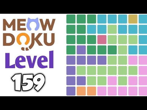 Meowdoku: Brain Puzzle Games Level 159 Walkthrough