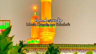 Maula Hussain aur Sahaba's | Maulana Syed Ali Raza Razvi | Status | Imam Hussain