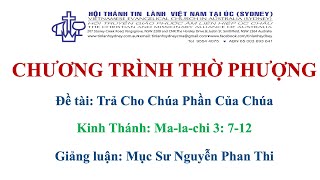 HTTL KINGSGROVE - Chương Trình Thờ Phượng Chúa - 17/03/2024