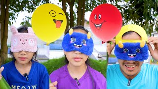 Download Lagu Keysha, Sheena Dan Cobil Lomba Meletuskan Balon Makan Kerupuk MP3