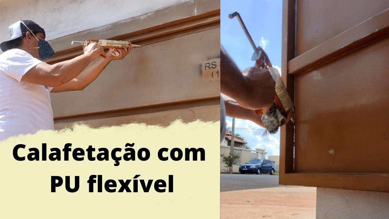 Calafetação com PU flexível ( 2° Etapa ) Talento no Portão #pintura ...