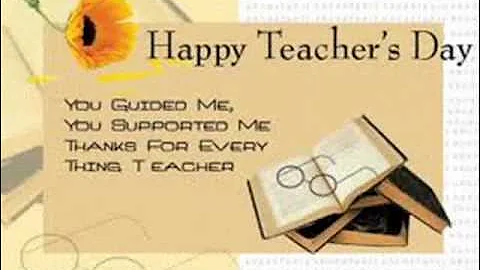 tribute for my teacher CHS