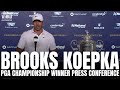 Brooks Koepka Reacts to Winning PGA Championship & Becoming First LIV Golfer to Win a Major