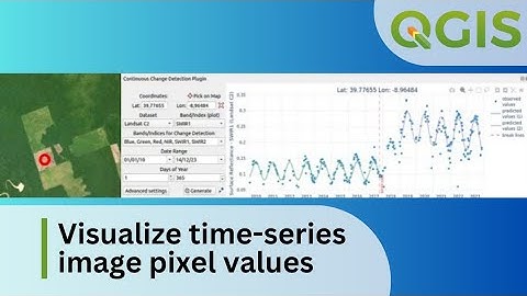 Visualize pixel values of time-series satellite images in QGIS