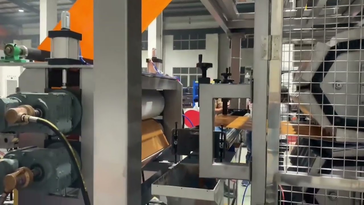 Brazil client customized roofing sheet extrusion and forming machine