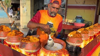 POT BIRYANI MAKING | Traditional Matka Chicken Biryani Recipe | Mutton Biryani Cooking in Clay Pot